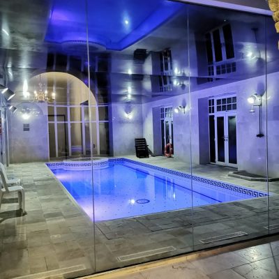 The Indoor Pool at Plas Cilybebyll Manor
